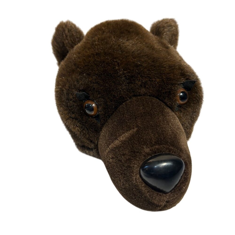 Disneyland Resort Childs Hat Realistic Grizzly Bear Plush - Picture 1 of 7